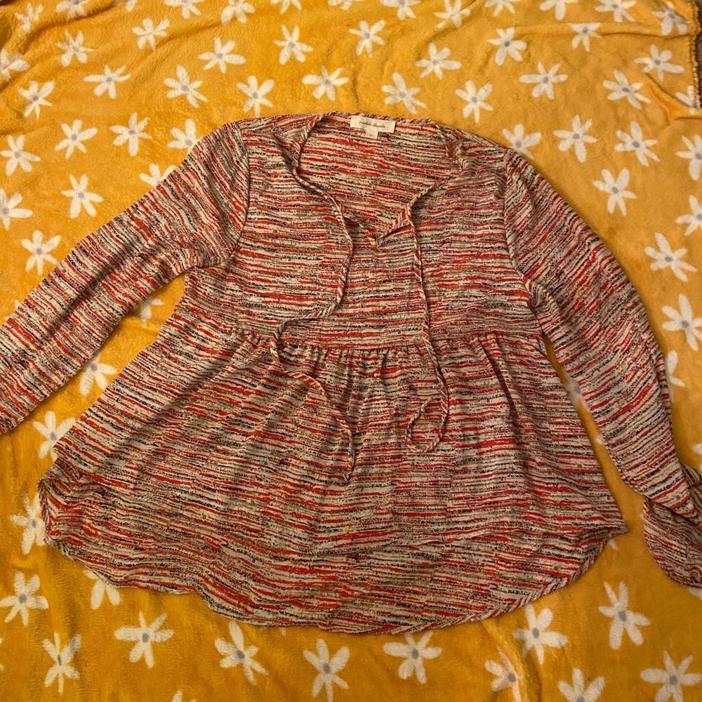 Boho long sleeve flowy top